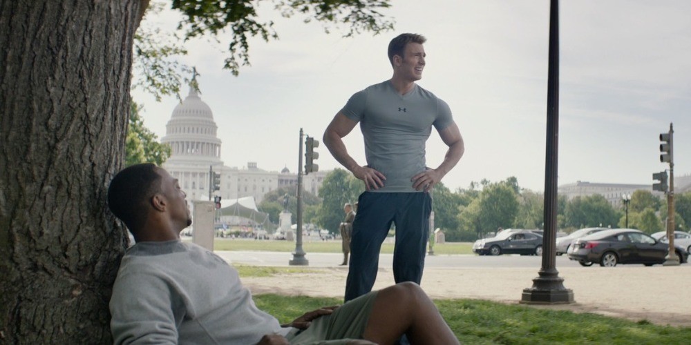 Captain America in 'The Winter Soldier'