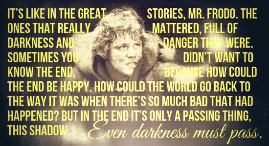 Lord of the Rings Samwise Gamgee quote